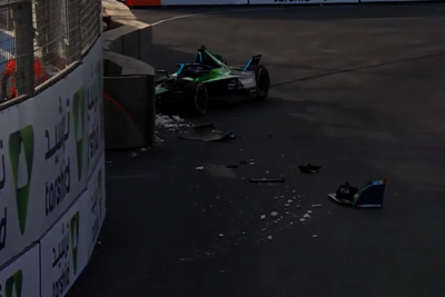 Crash von Sébastien Buemi in Saudi-Arabien