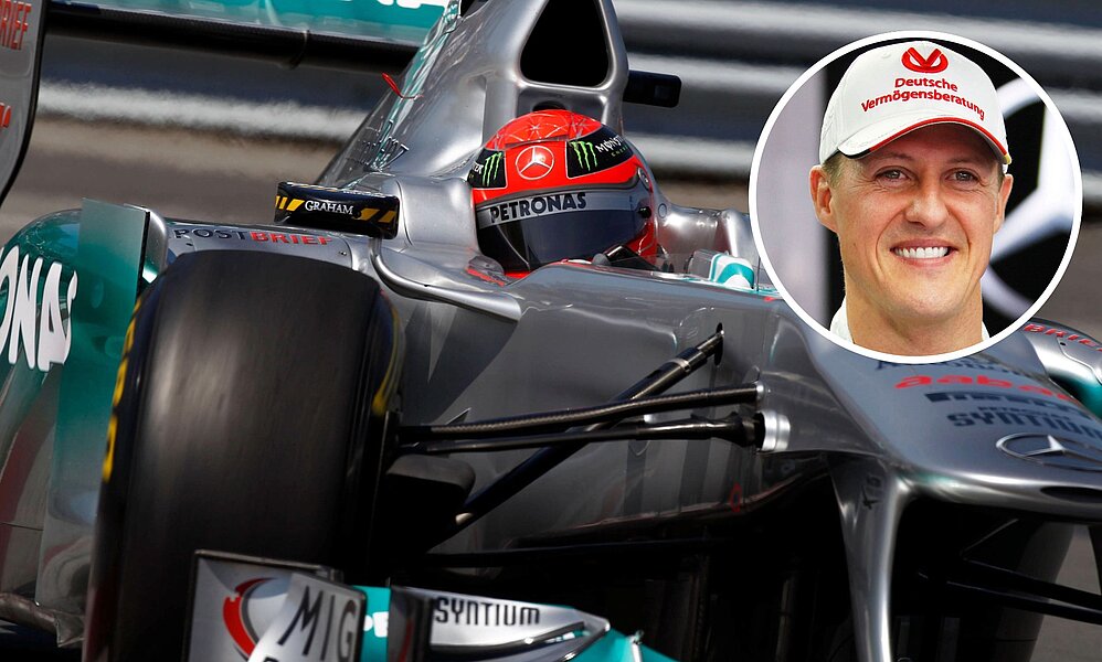 Michael Schumacher im Mercedes