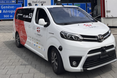 Autonomer Keinbus im Verkehrshaus Luzern