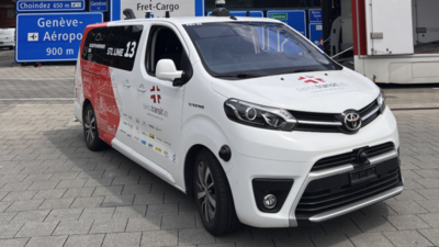 Autonomer Keinbus im Verkehrshaus Luzern