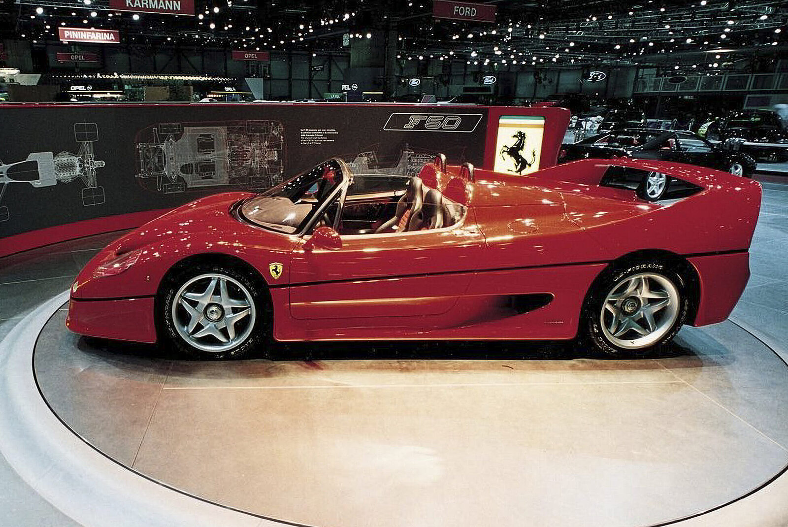 Ferrari F50 am Genfer Autosalon 1995