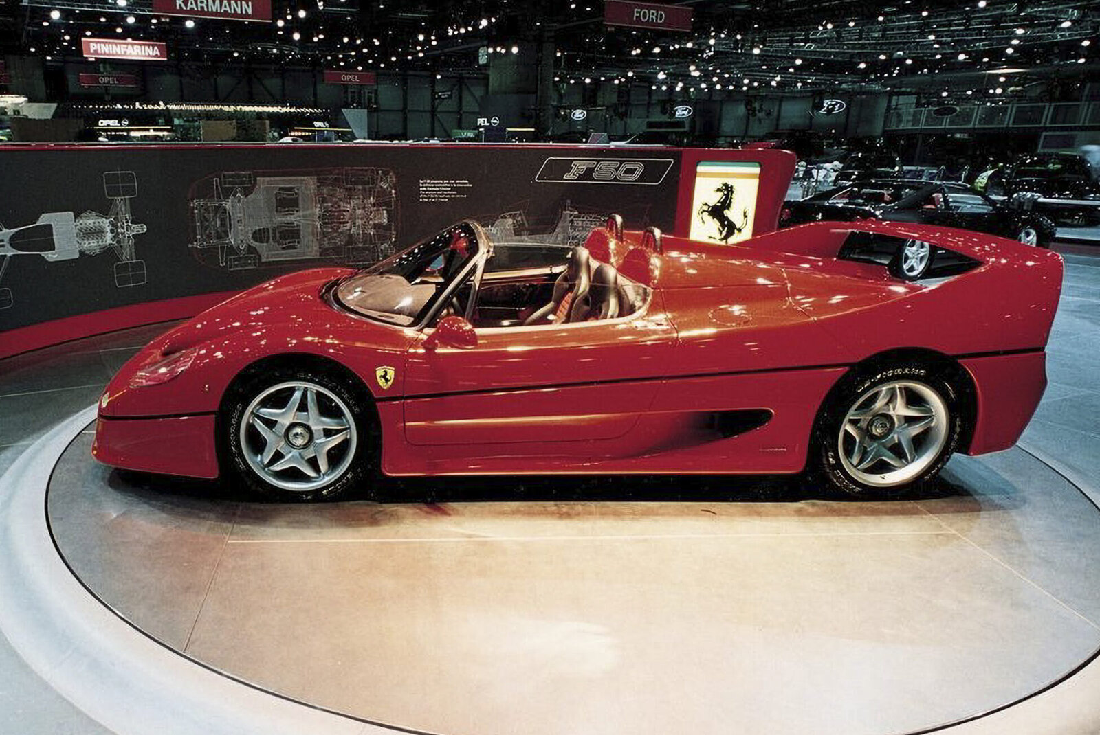 Ferrari F50 am Genfer Autosalon 1995
