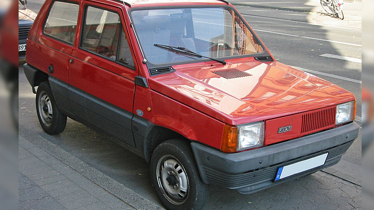 Das Kultauto der Italiener. Der Fiat Panda. In dieser Form lief er von 1980 bis 1986 vom Band. Bild: Wikipedia