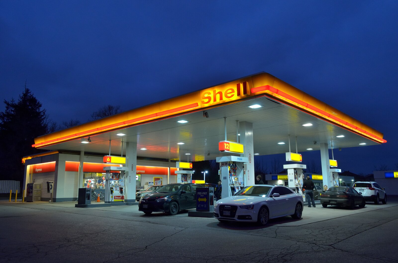 Tanstelle Shell
