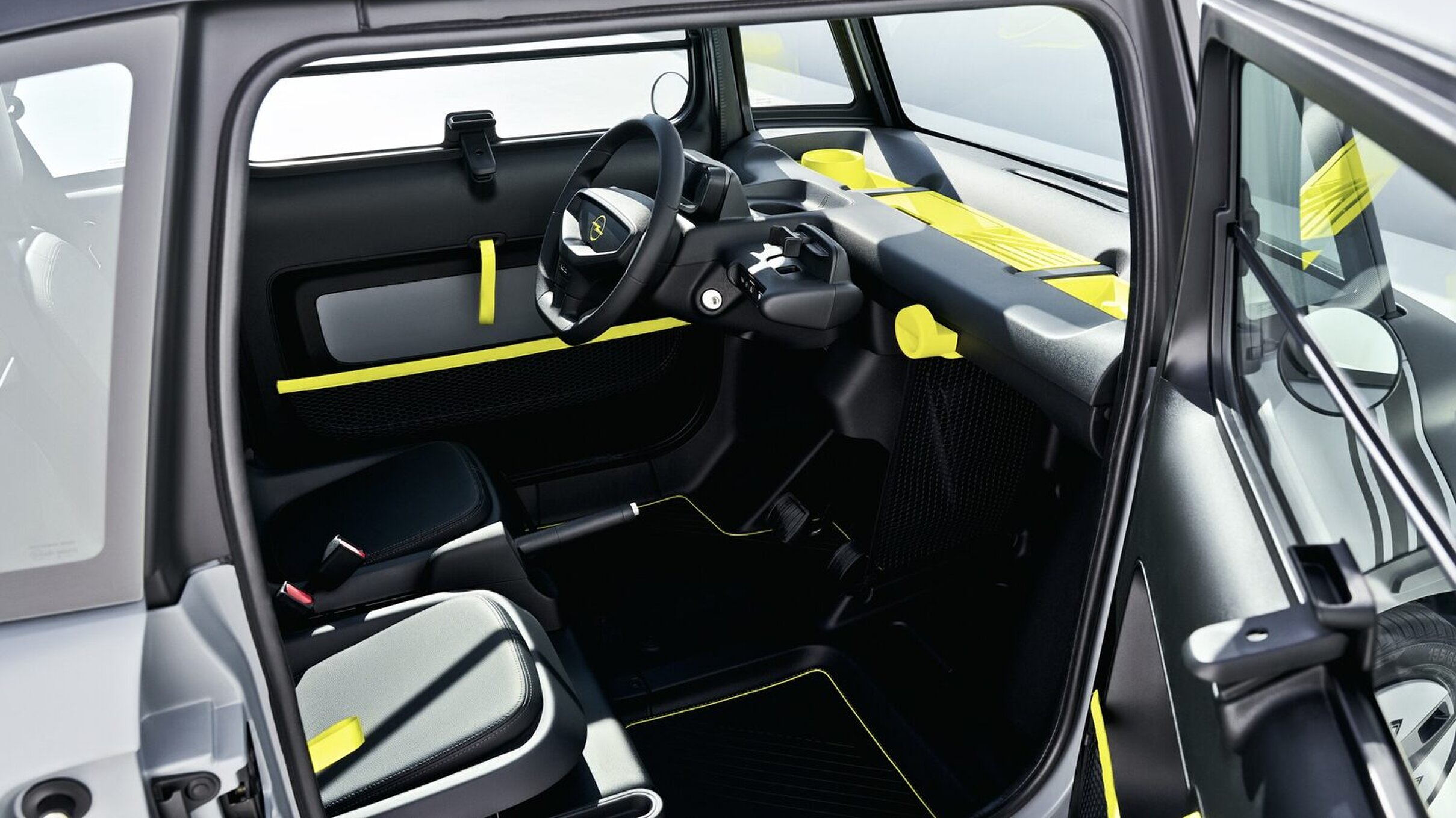 Der Opel Rocks Electric ist im Innern sehr geräumig. Bild: Opel