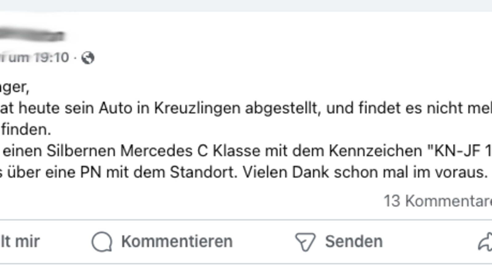 Facebook-Post