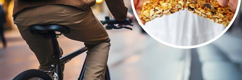 Velopendler dürfen Müesliriegel nicht von der Steuer abziehen. Bild: Freepik KI, freepik