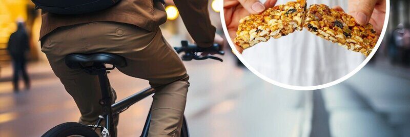 Velopendler dürfen Müesliriegel nicht von der Steuer abziehen. Bild: Freepik KI, freepik