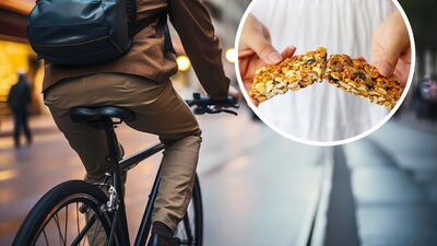 Velopendler dürfen Müesliriegel nicht von der Steuer abziehen. Bild: Freepik KI, freepik