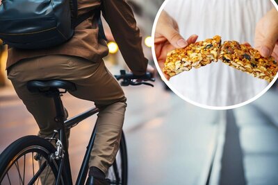 Velopendler dürfen Müesliriegel nicht von der Steuer abziehen. Bild: Freepik KI, freepik