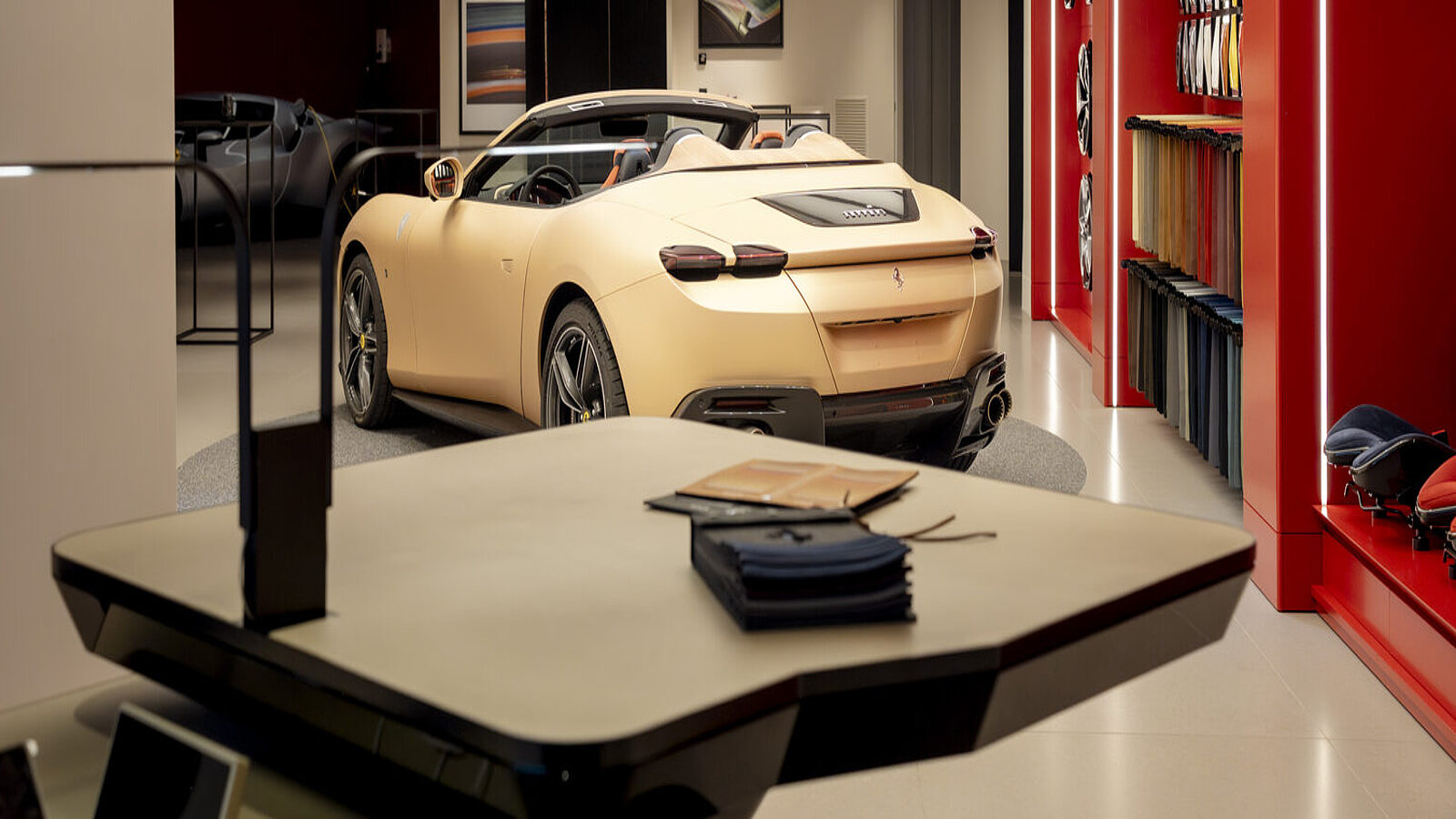 Showroom von Ferrari