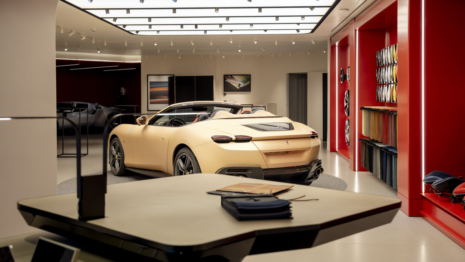 Showroom von Ferrari