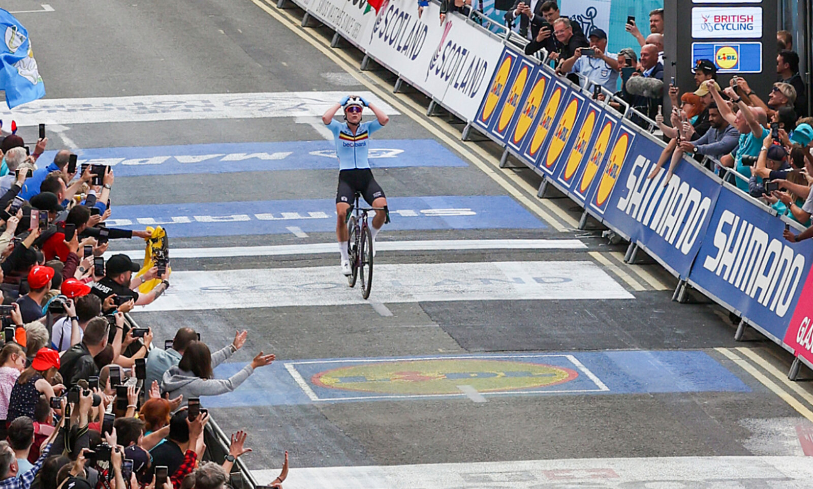 Bringt die Stadt auf Touren und den Verkehr durcheinander. Morgen startet in Zürich die Rad-WM 2024. Symbolbild: UCI