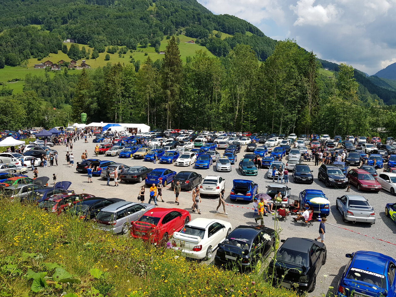 Das Treffen wurde bereits zum 18. Mal vom Subaru-Team Innerschwyz organisiert. Tanja Brunner war auch in Rothenthurm anzutreffen.