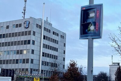 Abstimmungsplakat zur Blitzerabstimmung im Kanton Aargau