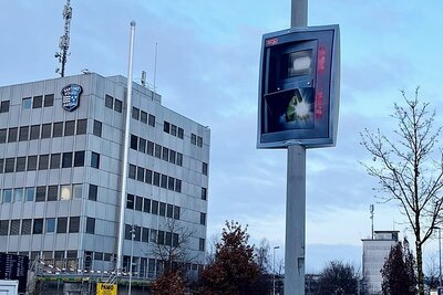 Abstimmungsplakat zur Blitzerabstimmung im Kanton Aargau