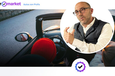 Philipp Rhomberg, Chief Digital Officer Emil Frey, freut sich über den erfolgreichen Start des Online-Automarktplatzes Carmarket. Bild: STREETLIFE