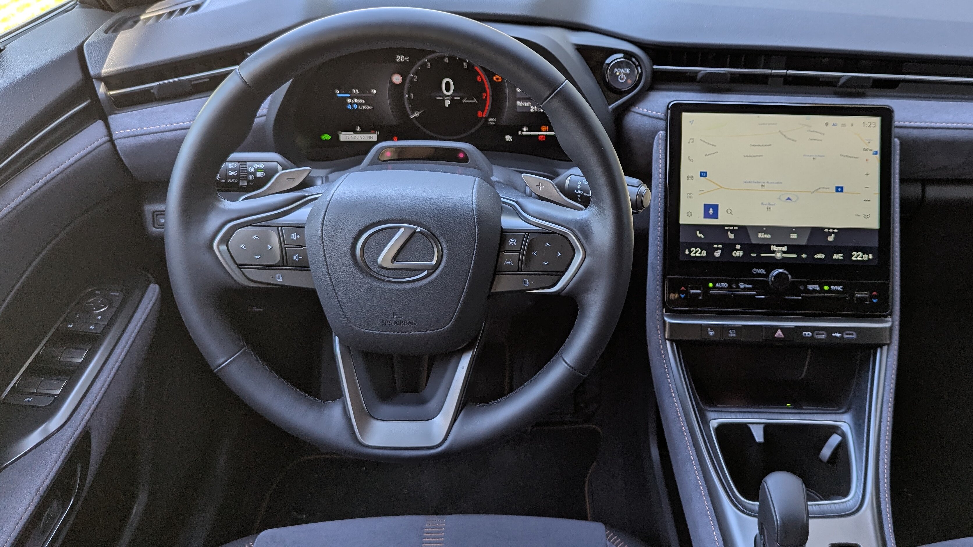 Cockpit im Lexus LBX