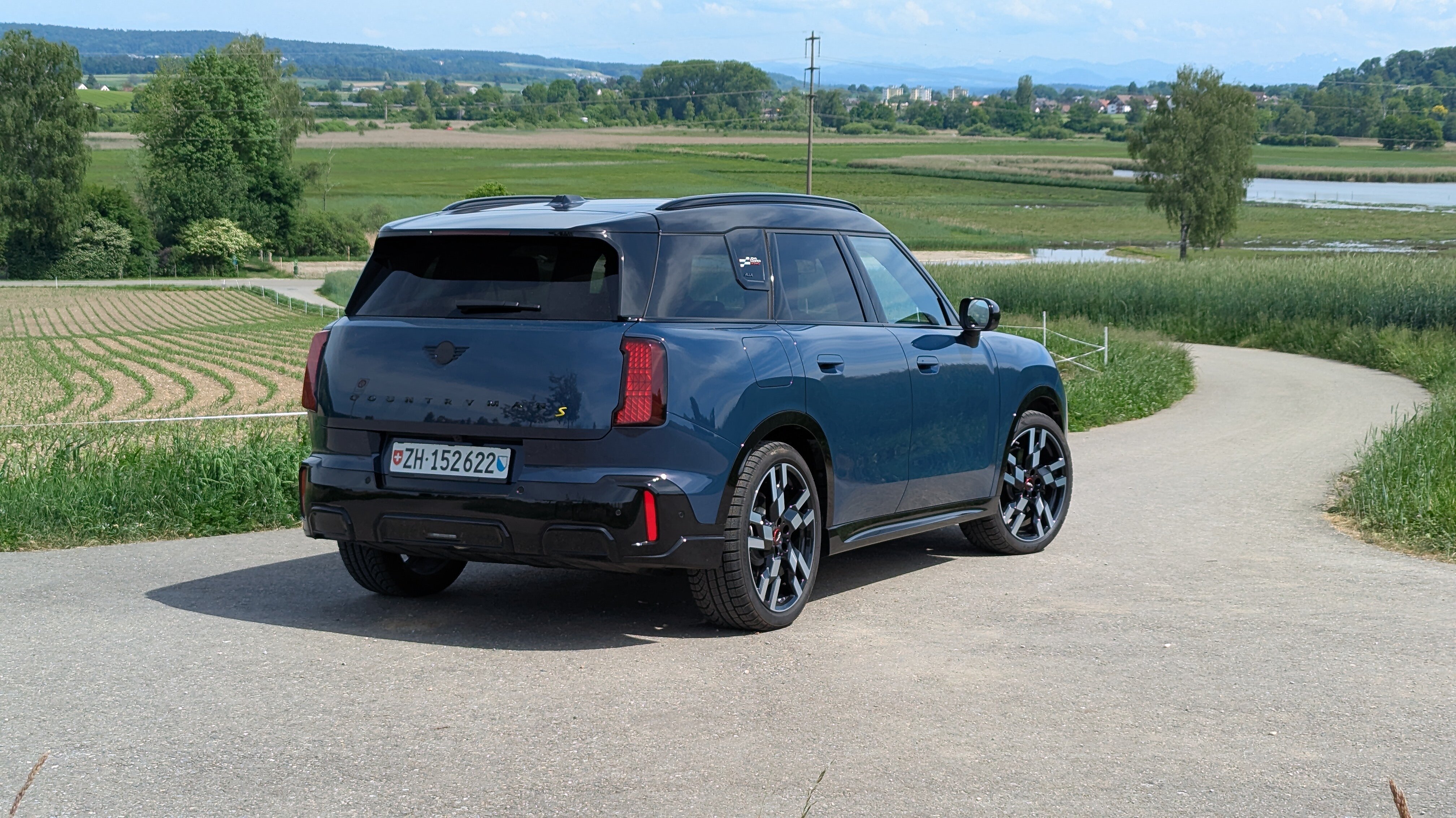Heckansicht des Mini Countryman