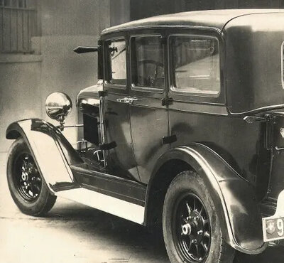 Auto mit Richtungswinker