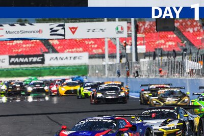 Emil Frey Racing fährt beim Sprintrennen in Misano (I) aufs Podest.