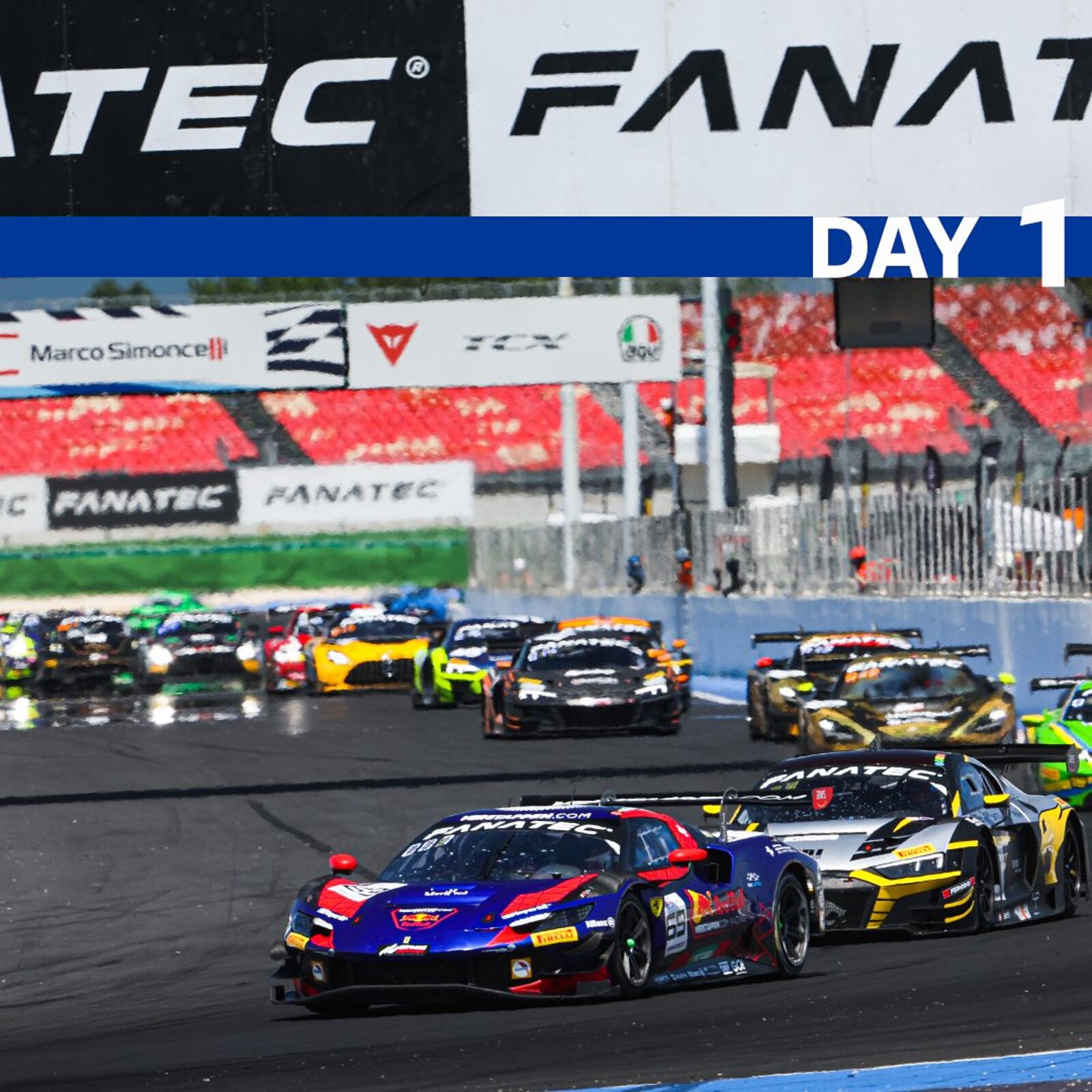 Emil Frey Racing fährt beim Sprintrennen in Misano (I) aufs Podest.