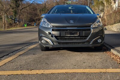 Ein Auto ohne Autonummer