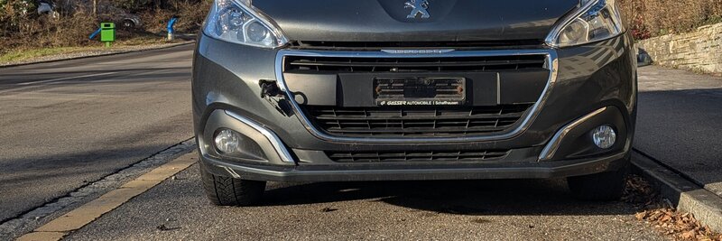 Ein Auto ohne Autonummer