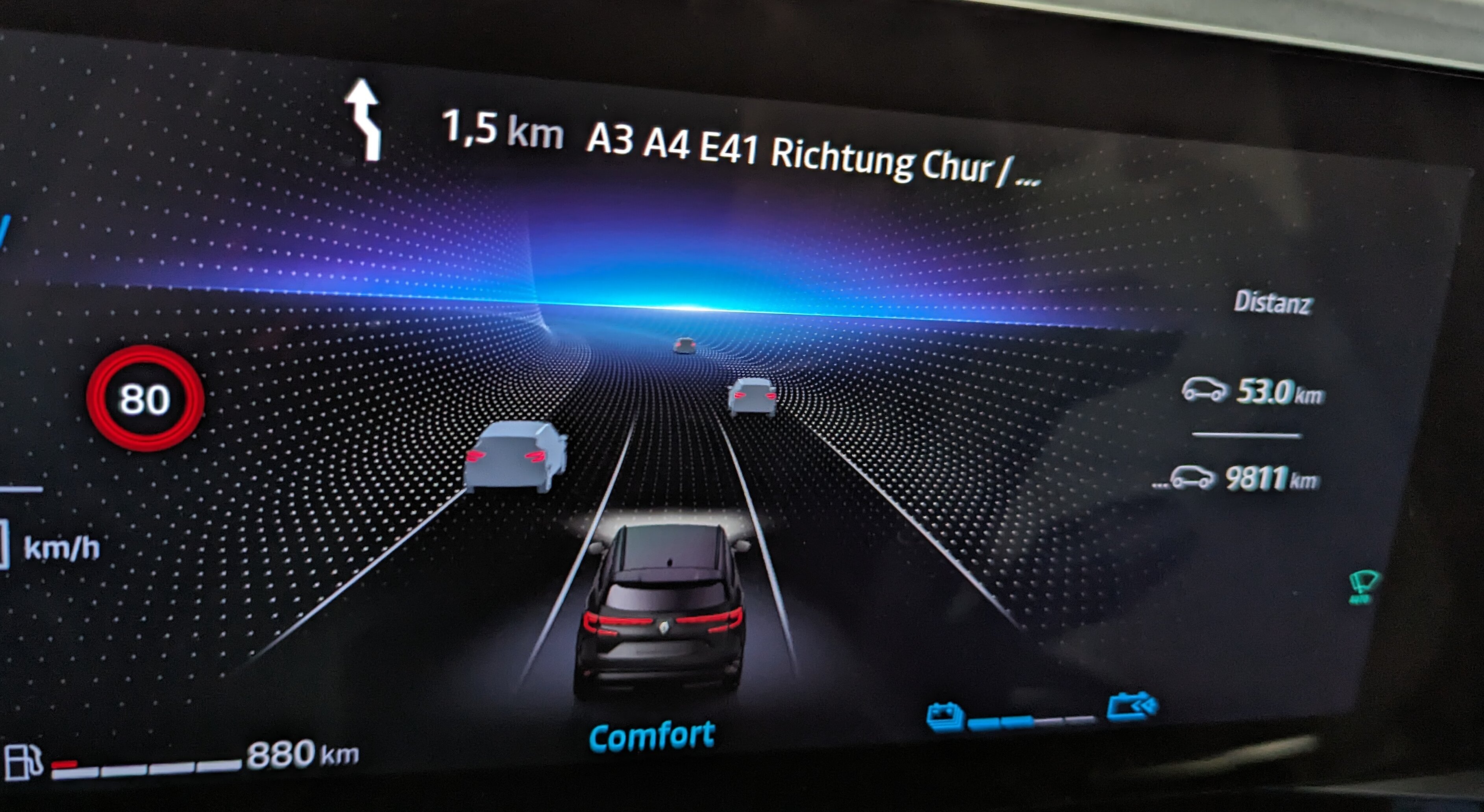 Armaturenbrett des Renault Espace