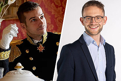 Die Behörden sollten über die Gefahr durch den «König der Schweiz» (links) besser informieren, findet Mitte-Politiker Cédric Meyer (rechts). Bild: ZVG 