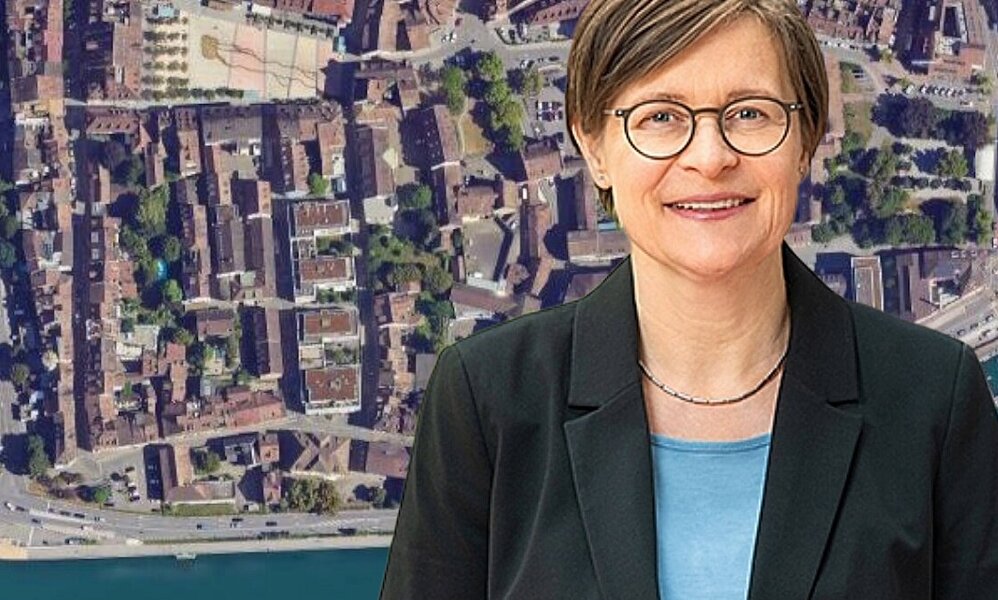 Stadträtin Katrin Bernath von der GLP sorgt in Schaffhausen für Gesprächsstoff. Bild: Google Maps, Stadt Schaffhausen