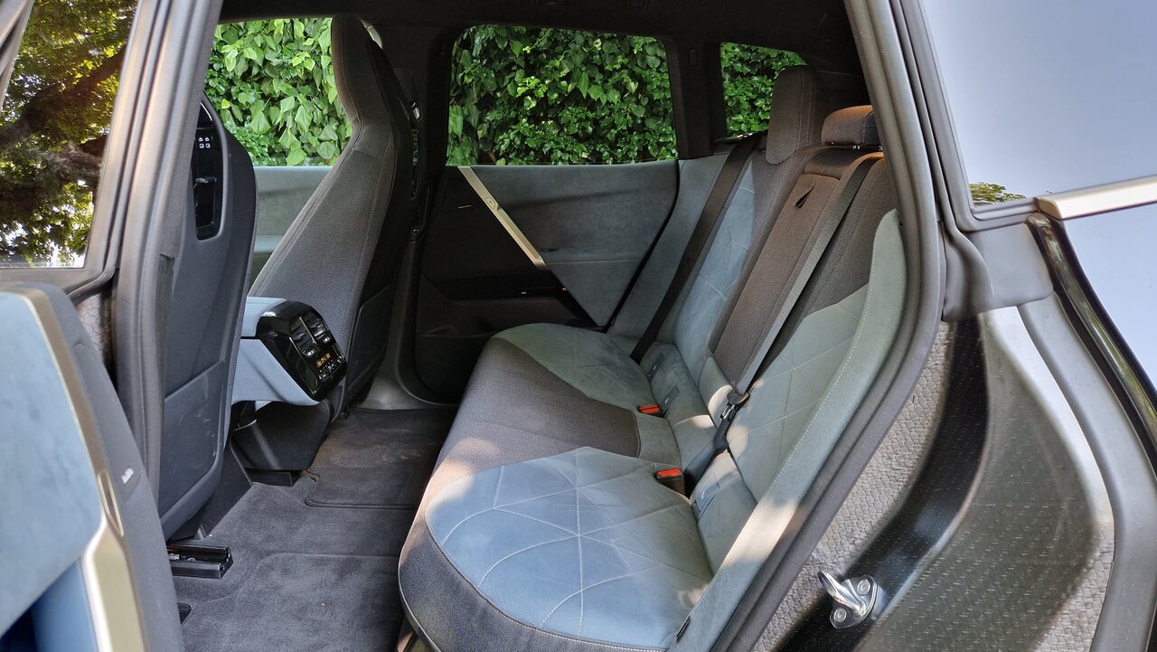 Rücksitze des BMW iX
