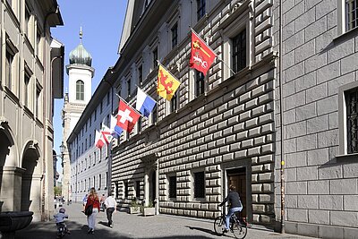 Regierungsgebäude des Kantons in Luzern.