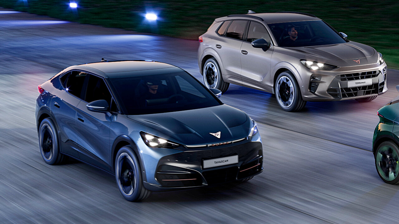 Cupra Tavascan (links) und Cupra Terramar. Bild: Cupra