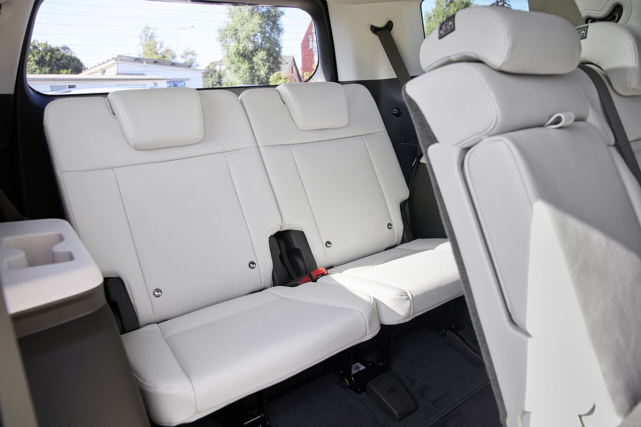 Dritte Sitzreihe im Hyundai Santa Fe