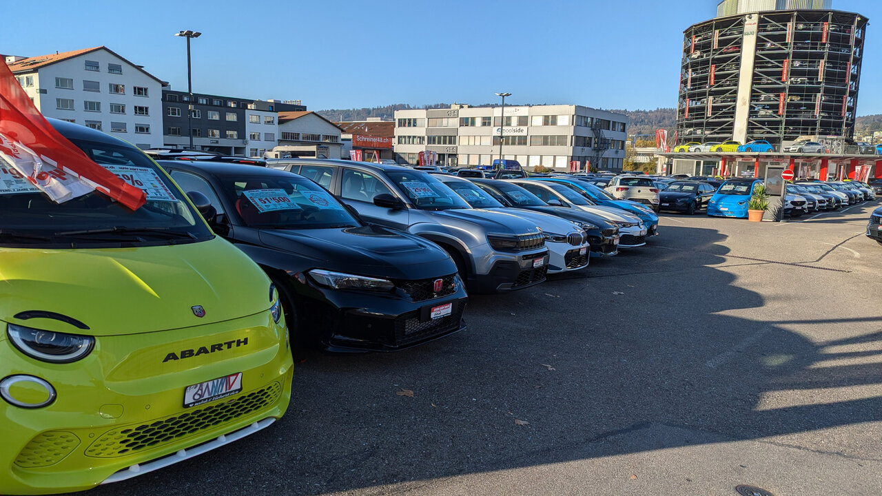 Angebot eines Gebrauchtwagenhändlers