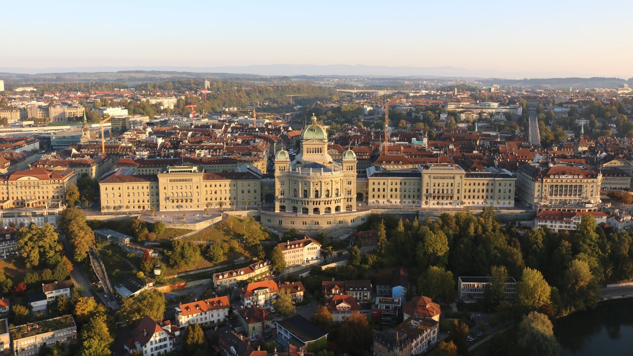 Das Bundeshaus in Bern
