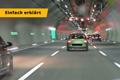 Auto im Tunnel Teaser Bild
