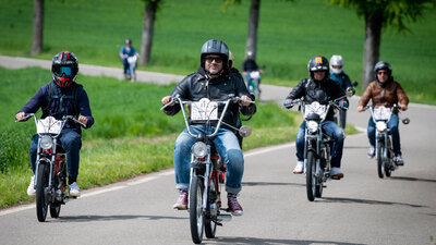 Töffli-Comeback am «Moped Revival»-Event der Cooking Fellows.