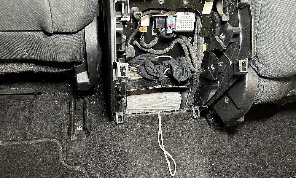 Drogen-Versteck im Auto