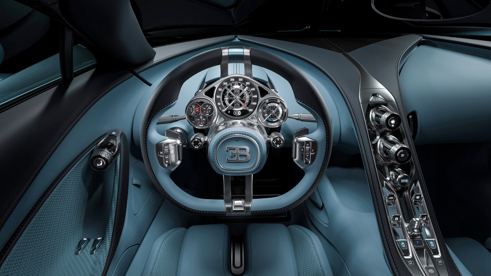 Cockpit des Bugatti Tourbillon