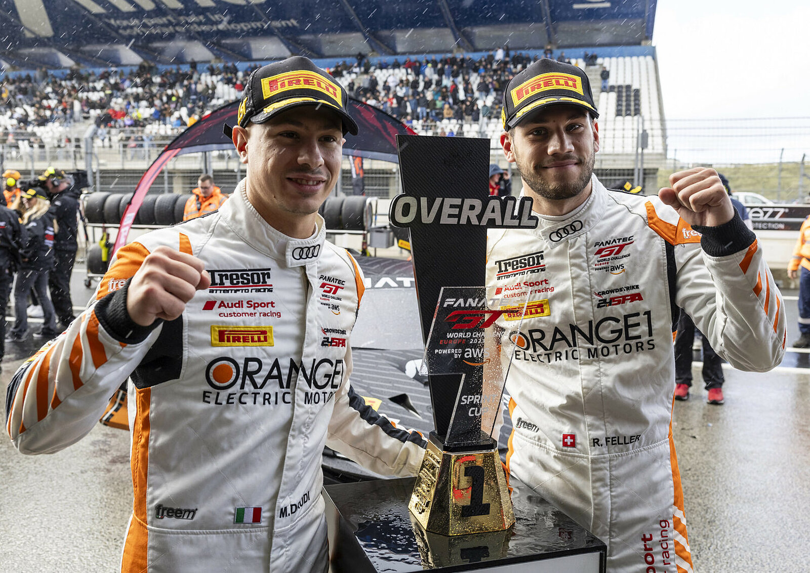 Ricardo Feller mit Mattia Drudi