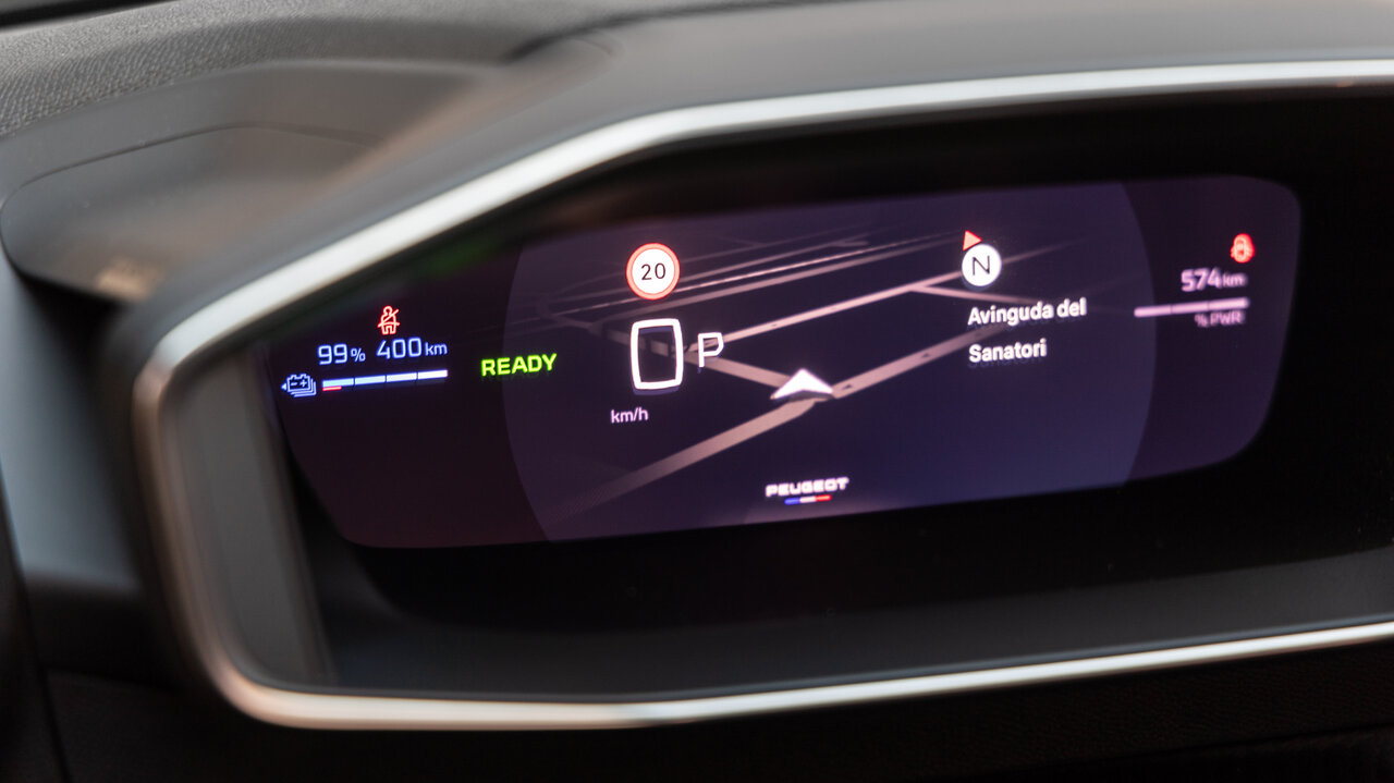 Digitale Anzeige im Peugeot 208