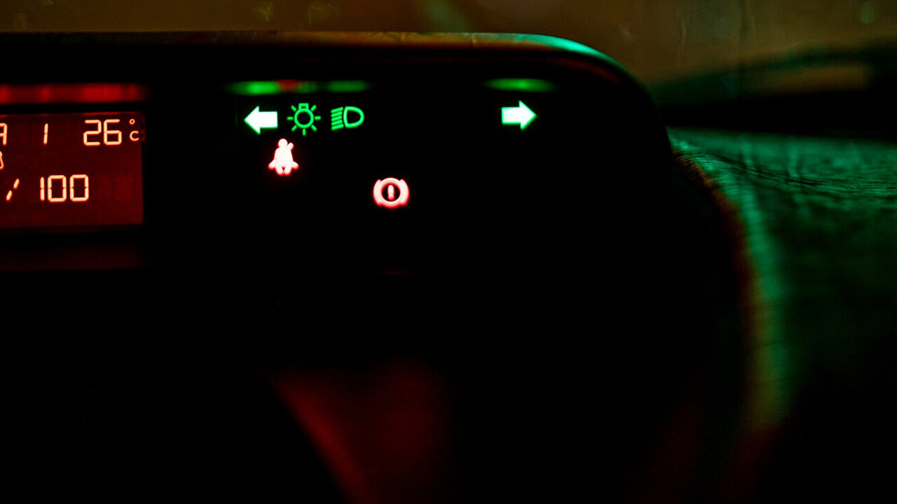 Licht-Anzeige im Auto
