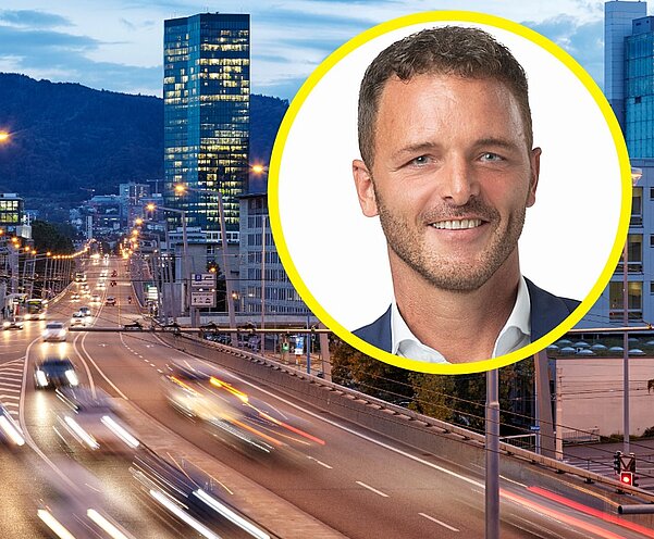 FDP-Politiker Marc Bourgeois sieht den Verkehrsfluss in Zürich durch den Zürcher Richtplan bedroht. Der Richtplan befindet sich derzeit in der Vernehmlassung. Bild: Adobe Stocks, Zürcher Kantonsrat