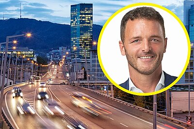 FDP-Politiker Marc Bourgeois sieht den Verkehrsfluss in Zürich durch den Zürcher Richtplan bedroht. Der Richtplan befindet sich derzeit in der Vernehmlassung. Bild: Adobe Stocks, Zürcher Kantonsrat