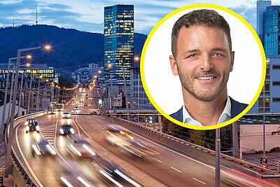 FDP-Politiker Marc Bourgeois sieht den Verkehrsfluss in Zürich durch den Zürcher Richtplan bedroht. Der Richtplan befindet sich derzeit in der Vernehmlassung. Bild: Adobe Stocks, Zürcher Kantonsrat