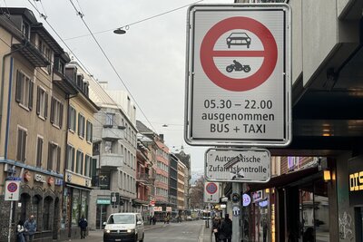 Fahrverbot in Langstrasse