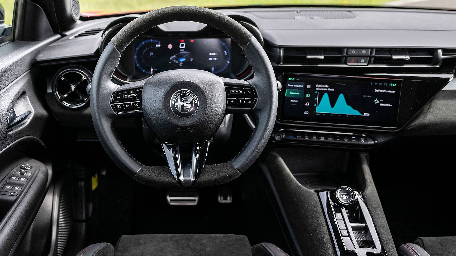 Cockpit im Alfa Romeo Junior