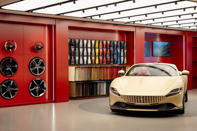 Showroom von Ferrari